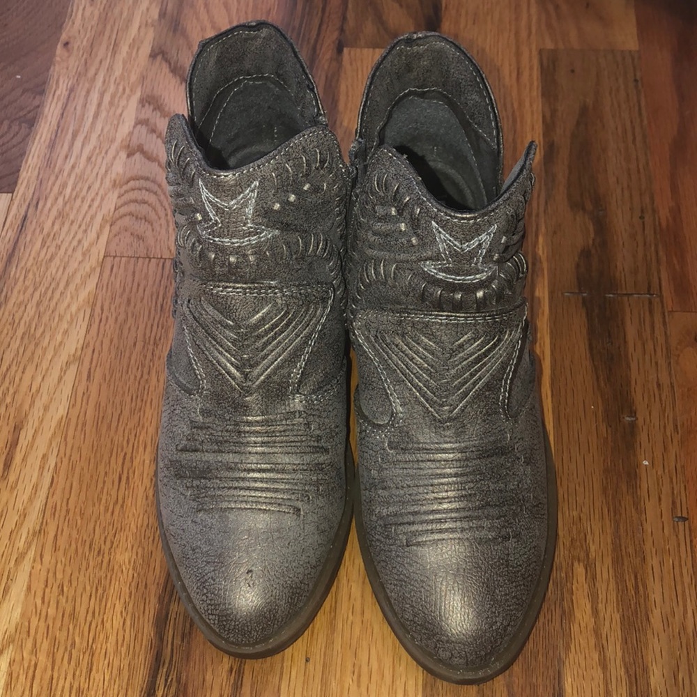 Gray Booties